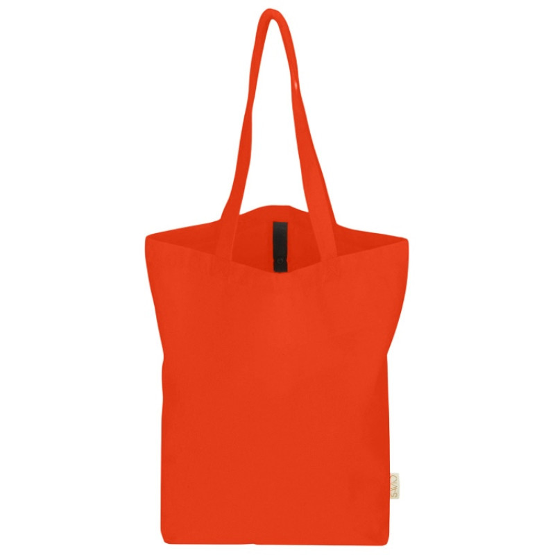 Сумка Fixy из переработанного хлопка с фиксирующей эластичной лентой, оранжевый