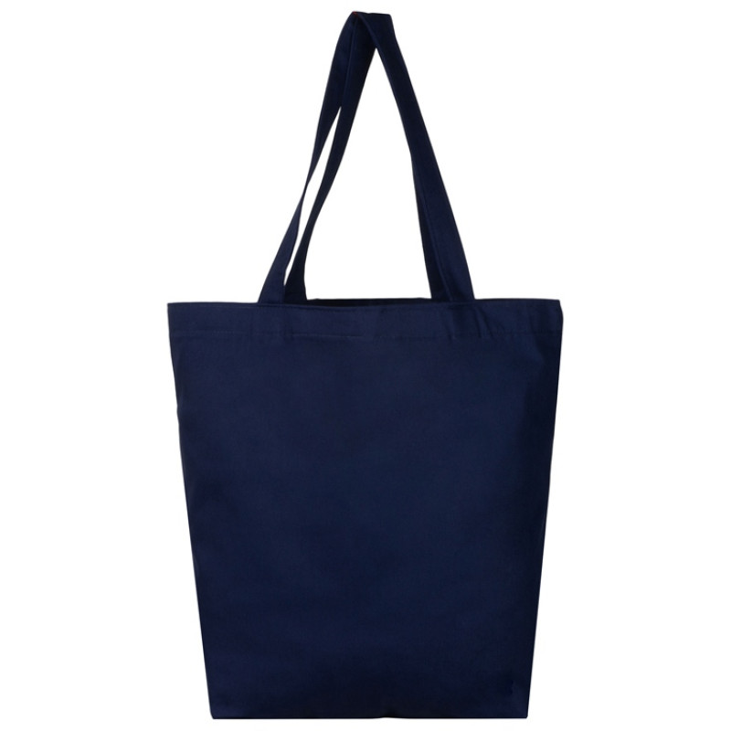 Сумка с широким дном и боками, синий