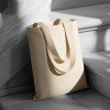 Сумка для шопинга Steady из хлопка с парусиновыми ручками, 260 г/м2, натуральный