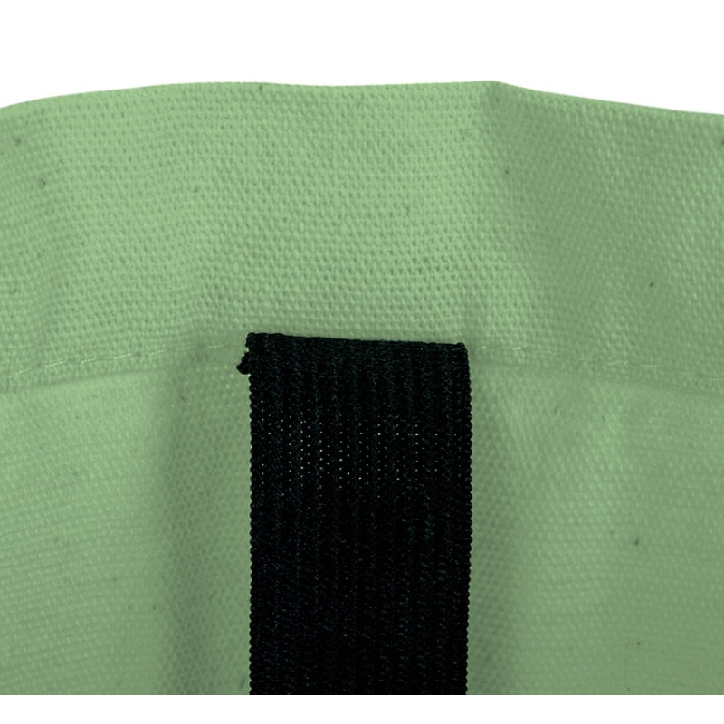 Сумка Fixy из переработанного хлопка с фиксирующей эластичной лентой, зеленое яблоко