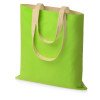 Сумка для шопинга Twin двухцветная из хлопка, 180 г/м2, зеленое яблоко/натуральный Сумка для шопинга Twin двухцветная из хлопка, 180 г/м2, зеленое яблоко/натуральный
