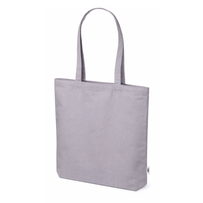 Сумка «Твил» из хлопка, 210 г/м2, серый