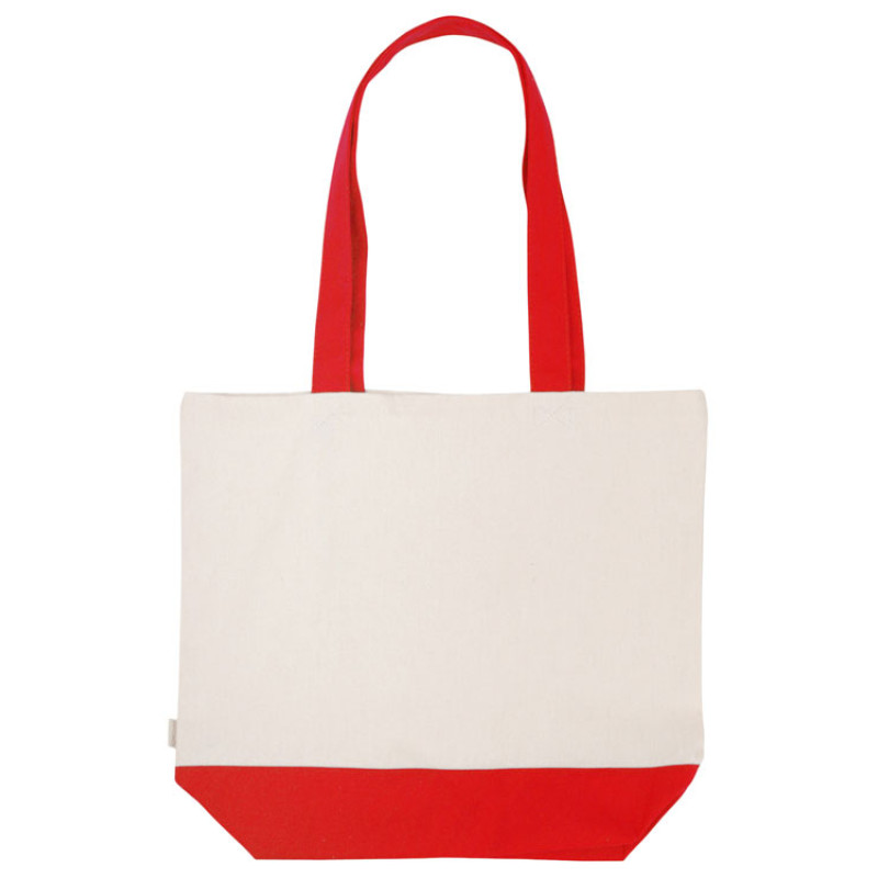 Сумка для шоппинга Cotton из переработанного хлопка 280 г, красный