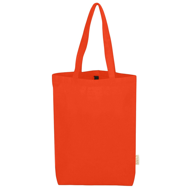 Сумка Fixy из переработанного хлопка с фиксирующей эластичной лентой, оранжевый
