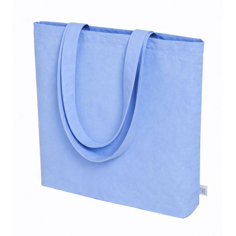 Сумка «Твил» из хлопка, 210 г/м2, голубой