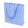 Сумка «Твил» из хлопка, 210 г/м2, голубой