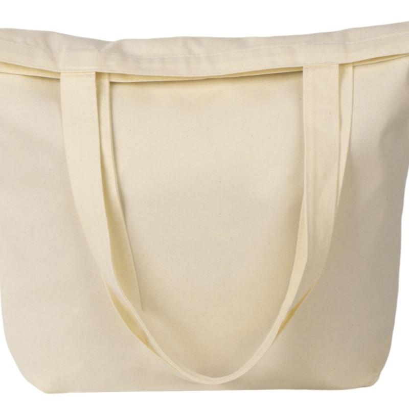 Сумка с широким дном и боками, натуральный