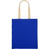 Сумка для шопинга Twin двухцветная из хлопка, 180 г/м2, синий/натуральный