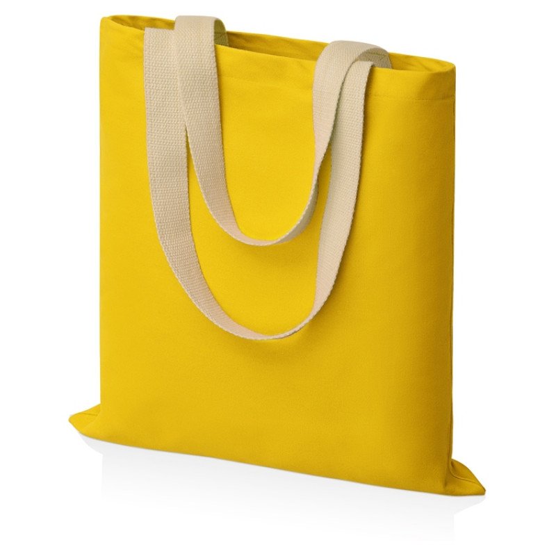 Сумка для шопинга Steady из хлопка с парусиновыми ручками, 260 г/м2, желтый Сумка для шопинга Steady из хлопка с парусиновыми ручками, 260 г/м2, желтый