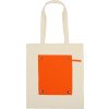 Складная хлопковая сумка для шопинга Gross с карманом, оранжевый Складная хлопковая сумка для шопинга Gross с карманом, оранжевый