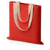 Сумка для шопинга Steady из хлопка с парусиновыми ручками, 260 г/м2, красный (P)