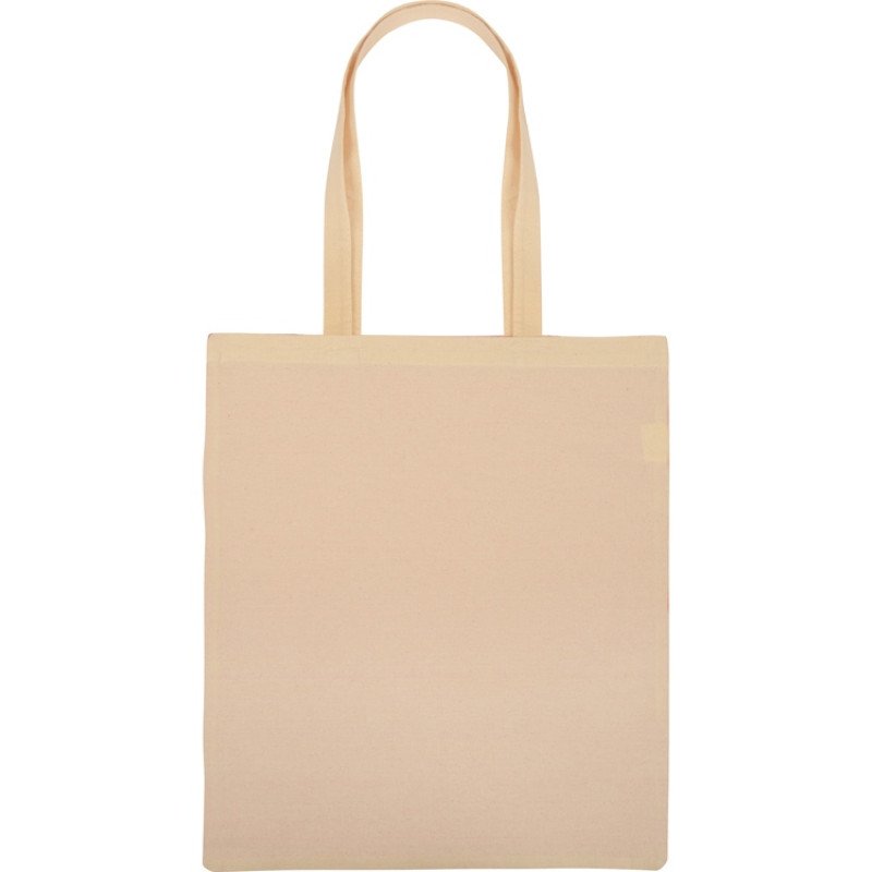 Сумка для шопинга Twin двухцветная из хлопка, 180 г/м2, серый/натуральный