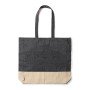 Сумка INCA из переработанного хлопка, натуральный/черный
