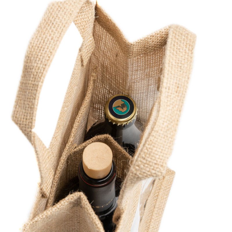 Сумка GRACE из ламинированного джута, бежевый