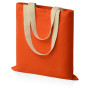 Сумка для шопинга Steady из хлопка с парусиновыми ручками, 260 г/м2, оранжевый (P)
