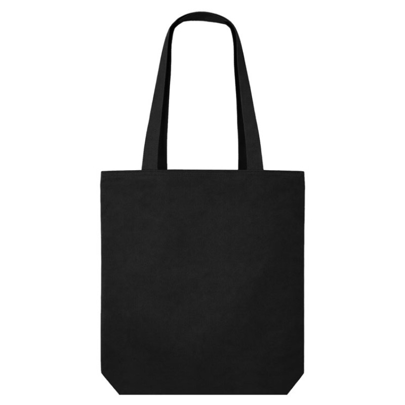 Сумка на молнии Zipper  Neo из хлопка 280 г c карманом на молнии спереди, черный