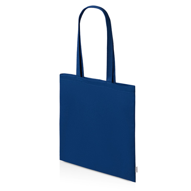 Шоппер Basio из переработанного хлопка 280 г, синий