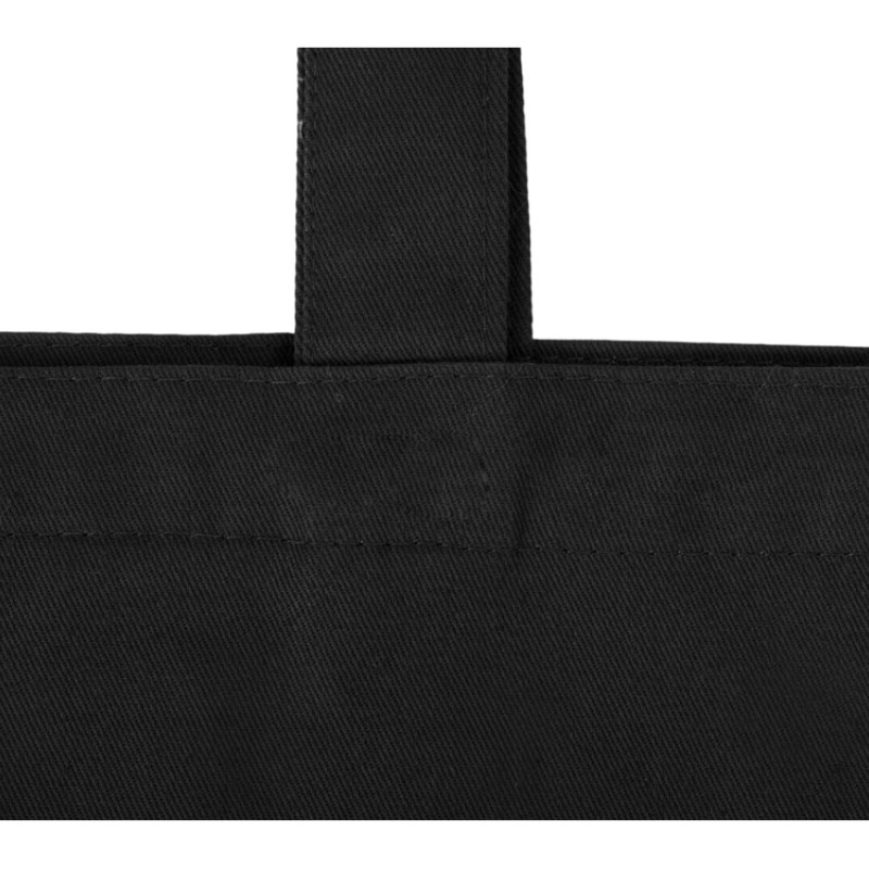 Сумка с широким дном и боками, черный