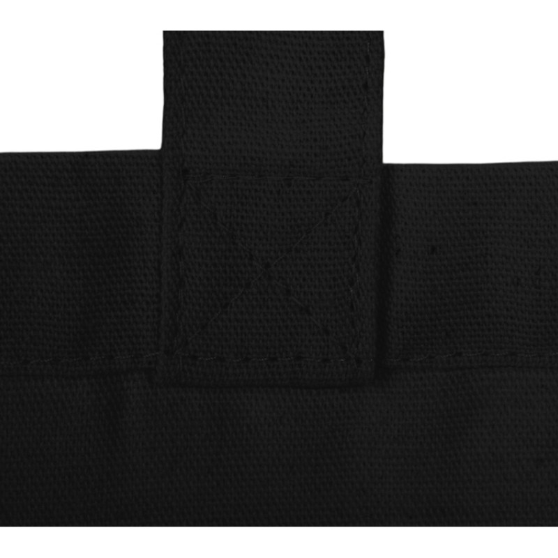 Сумка Fixy из переработанного хлопка с фиксирующей эластичной лентой, черный