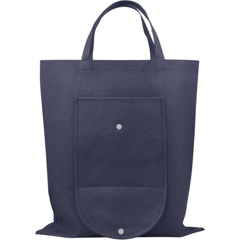 Складная сумка Plema из нетканого материала, темно-синий
