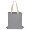 Сумка для шопинга Steady из хлопка с парусиновыми ручками, 260 г/м2, серый