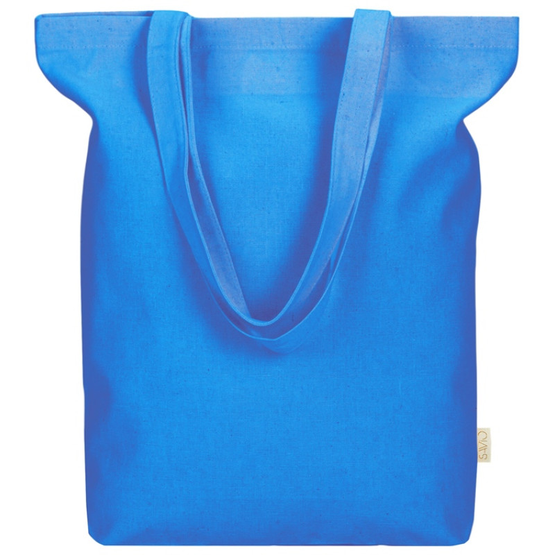 Сумка Fixy из переработанного хлопка с фиксирующей эластичной лентой, синий