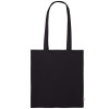 Шоппер Basio из переработанного хлопка 280 г, черный