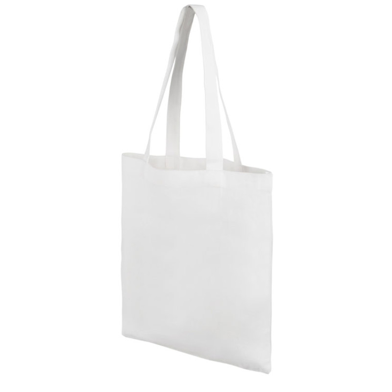 Сумка "Element" из хлопка для покупок, 180 г, белый
