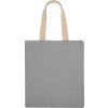 Сумка для шопинга Steady из хлопка с парусиновыми ручками, 260 г/м2, серый