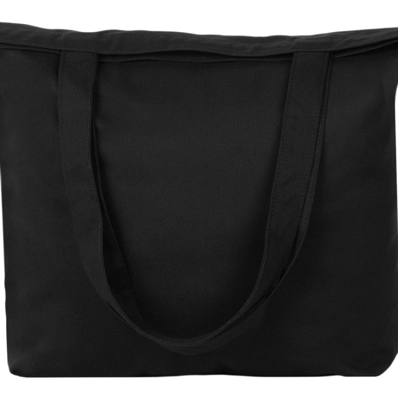 Сумка с широким дном и боками, черный