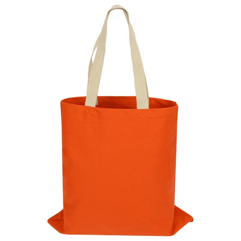 Сумка для шопинга Steady из хлопка с парусиновыми ручками, 260 г/м2, оранжевый (P)