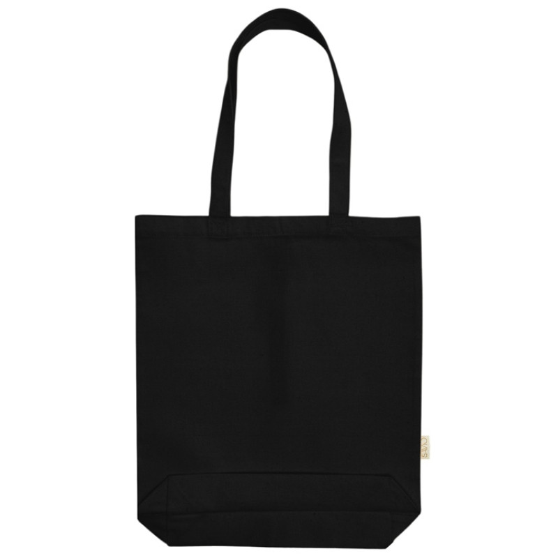 Сумка Fixy из переработанного хлопка с фиксирующей эластичной лентой, черный