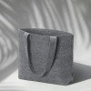 Шоппер фетровый Stratum горизонтальный из переработанного пластика (P) Шоппер фетровый Stratum горизонтальный из переработанного пластика (P)