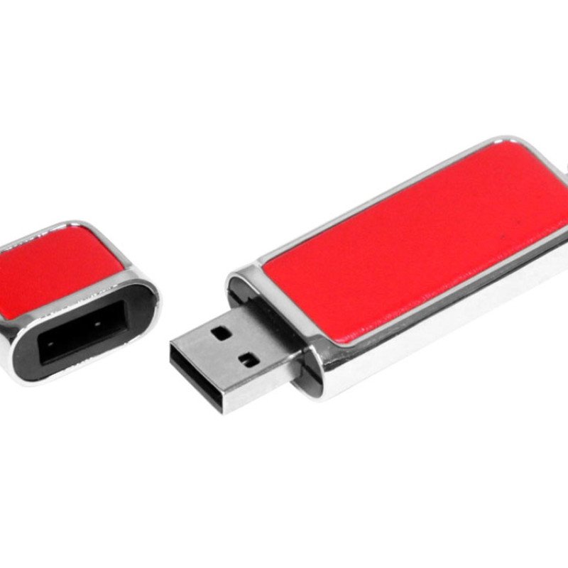 Флешка 3.0 компактной формы, 32 Гб, красный/серебристый
