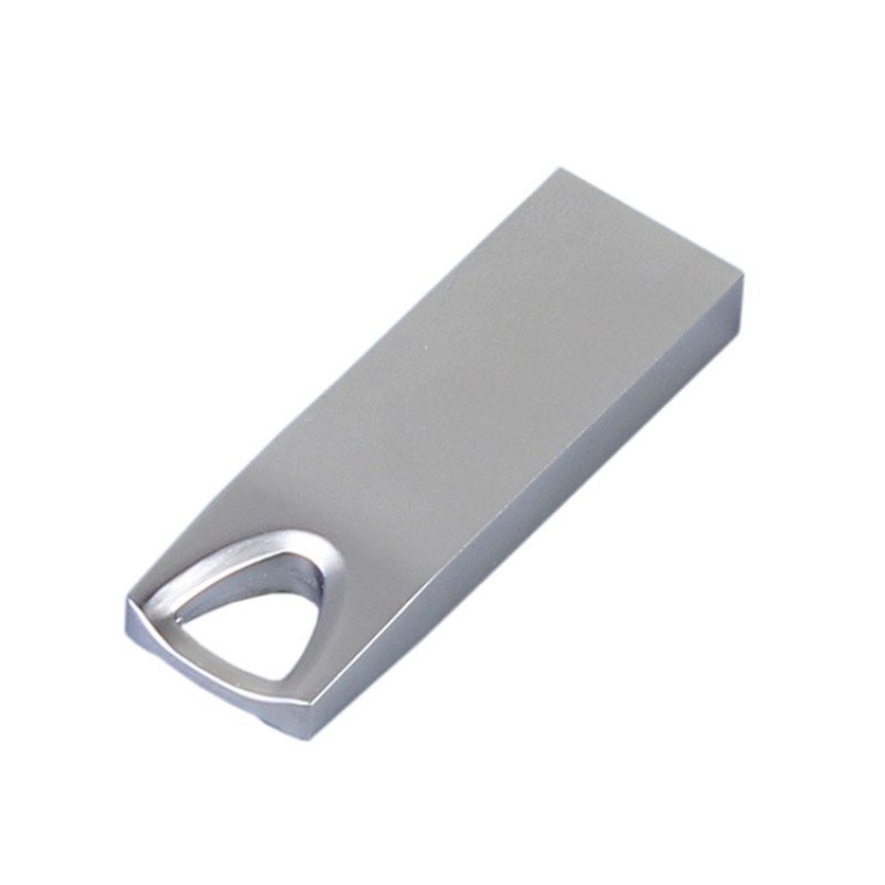 USB 2.0-флешка на 16 Гб с мини чипом, компактный дизайн, стильное отверстие для цепочки