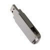 USB 2.0- флешка на 64 Гб поворотный механизм 2 в 1, c дополнительным разъемом Type-C с одноцветным металлическим клипом, серебристый USB 2.0- флешка на 64 Гб поворотный механизм 2 в 1, c дополнительным разъемом Type-C с одноцветным металлическим клипом, серебристый