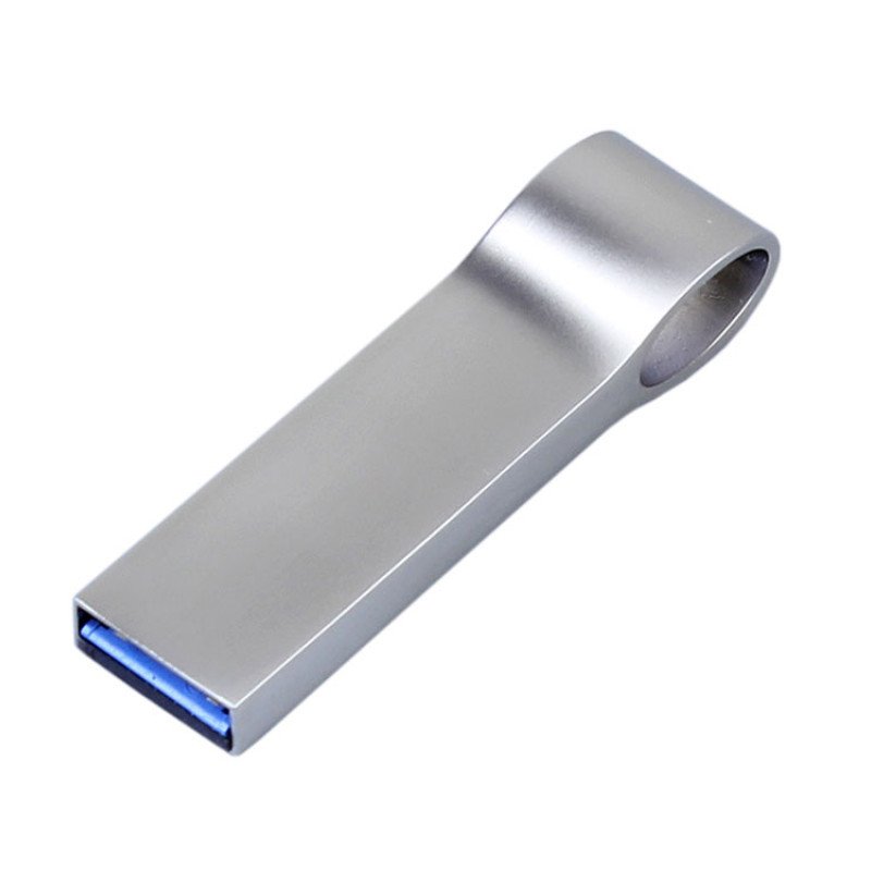 USB 2.0-флешка на 128 Гб с мини чипом, компактный дизайн, боковое отверстие для цепочки