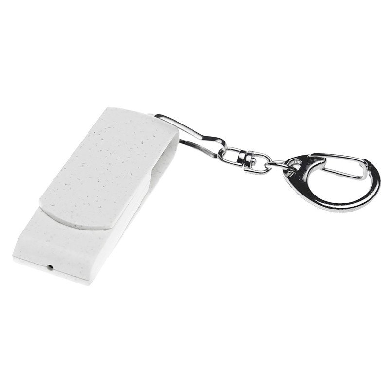 Флешка USB 2.0 Варуна на 128 ГБ, крапчатый белый Флешка USB 2.0 Варуна на 128 ГБ, крапчатый белый