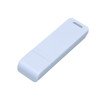 Флешка прямоугольной формы, оригинальный дизайн, двухцветный корпус, 64 Гб, белый