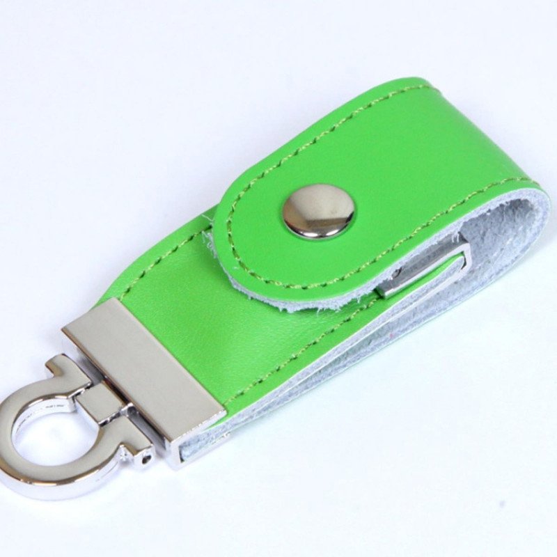 USB-флешка на 32 Гб в виде брелка, зеленый USB-флешка на 32 Гб в виде брелка, зеленый