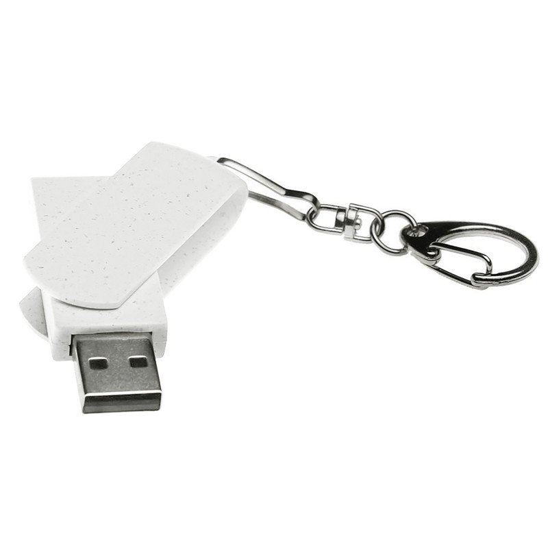 Флешка USB 2.0 Варуна на 8 ГБ, крапчатый белый