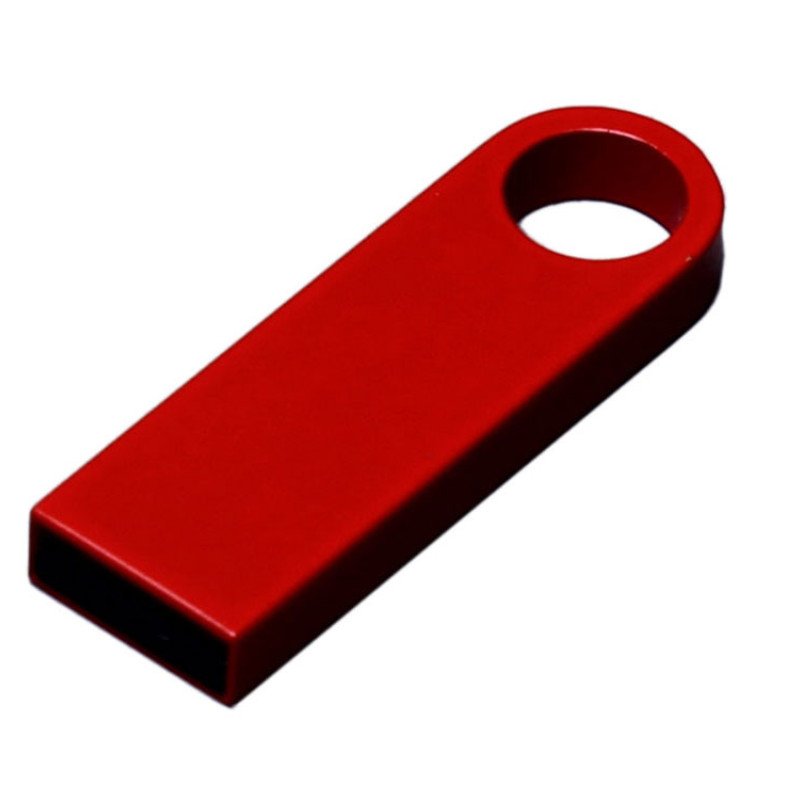 USB 2.0-флешка на 512 Мбайт с мини чипом и круглым отверстием, красный USB 2.0-флешка на 512 Мбайт с мини чипом и круглым отверстием, красный