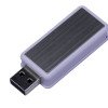 USB-флешка промо на 32 Гб прямоугольной формы, выдвижной механизм, белый