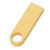 USB 2.0-флешка на 64 Гб с мини чипом и круглым отверстием, золотистыйй USB 2.0-флешка на 64 Гб с мини чипом и круглым отверстием, золотистыйй