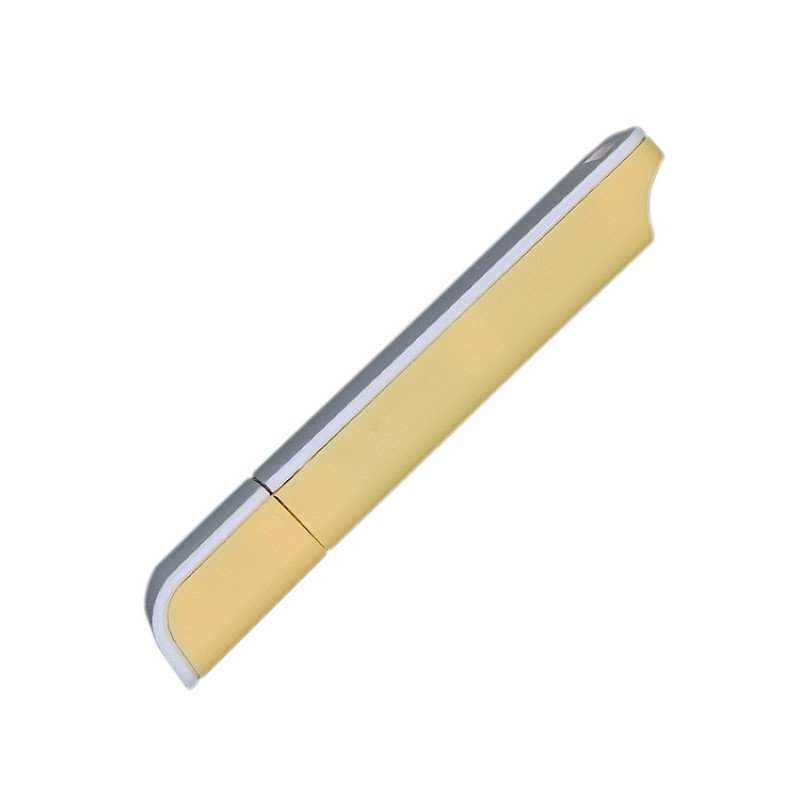 Флешка прямоугольной формы, оригинальный дизайн, двухцветный корпус, 32 Гб, желтый/белый