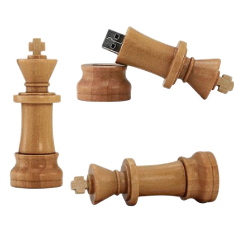 Флешка Ферзь на 32 Гб, натуральный