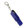 USB-флешка на 32 Гб 2 в 1 поворотный механизм, c дополнительным разъемом Type-C с одноцветным металлическим клипом, синий USB-флешка на 32 Гб 2 в 1 поворотный механизм, c дополнительным разъемом Type-C с одноцветным металлическим клипом, синий