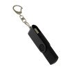 USB-флешка на 16 Гб 2 в 1 поворотный механизм, c дополнительным разъемом Type-C с одноцветным металлическим клипом, черный USB-флешка на 16 Гб 2 в 1 поворотный механизм, c дополнительным разъемом Type-C с одноцветным металлическим клипом, черный