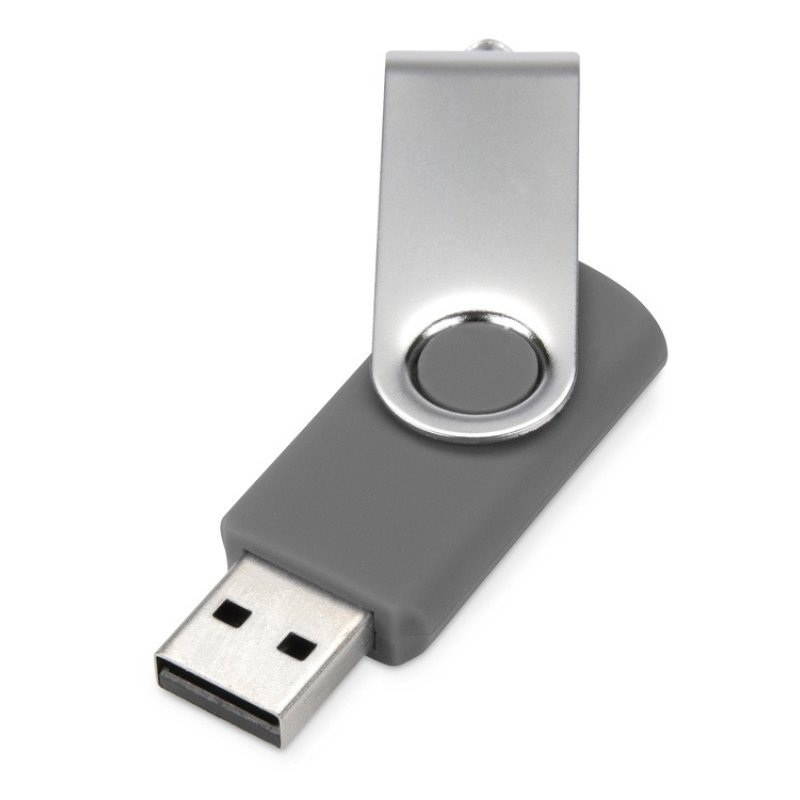 Флеш-карта USB 2.0 16 ГБ «Квебек», серый Флеш-карта USB 2.0 16 ГБ «Квебек», серый