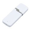 Флешка промо прямоугольной формы c оригинальным колпачком, 64 Гб, белый